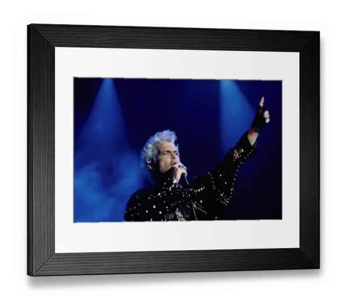 Framed Print : Billy Idol at Irvine Meadows Amphitheatre