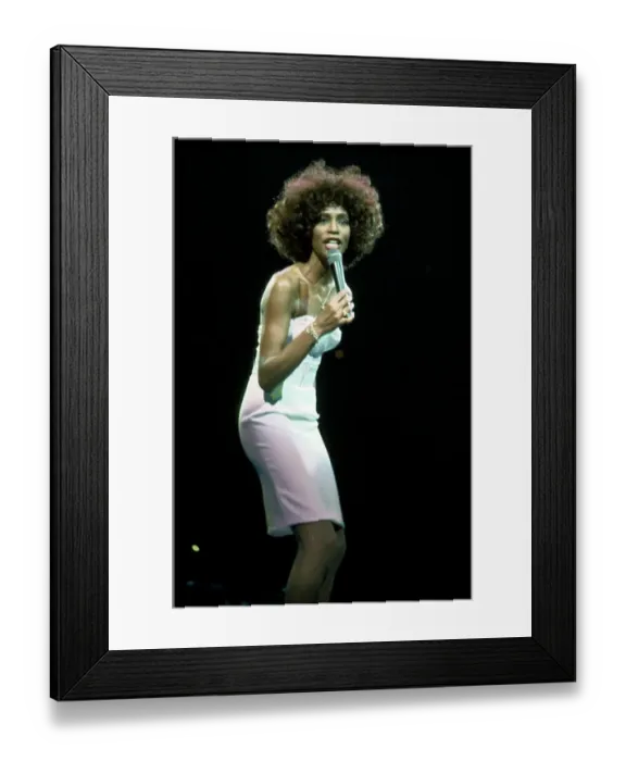 Framed Print : Photo of Whitney Houston Framed Print : Photo of Whitney Houston