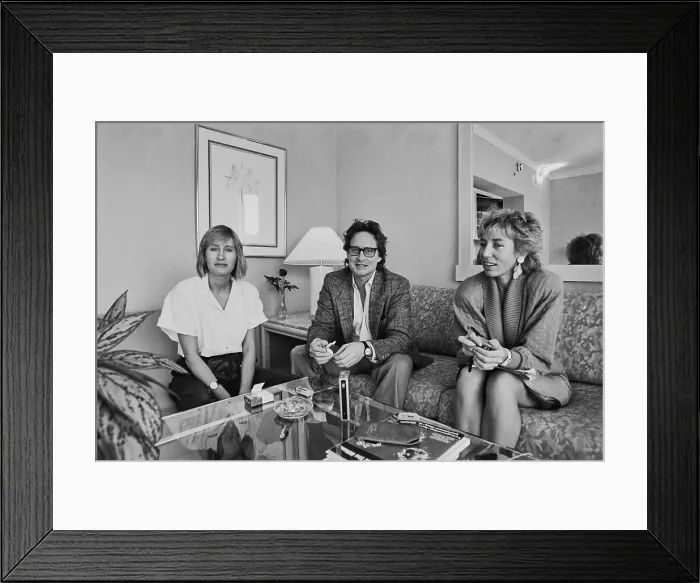 Framed Print : Wall Street Press Junket, 1987 Framed Print : Wall Street Press Junket, 1987