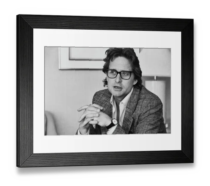 Framed Print : Wall Street Press Junket, 1987 Framed Print : Wall Street Press Junket, 1987