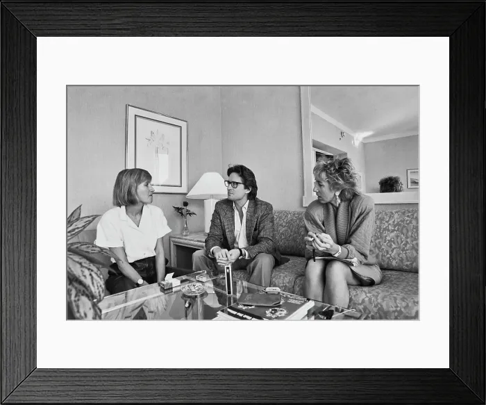 Framed Print : Wall Street Press Junket, 1987 Framed Print : Wall Street Press Junket, 1987