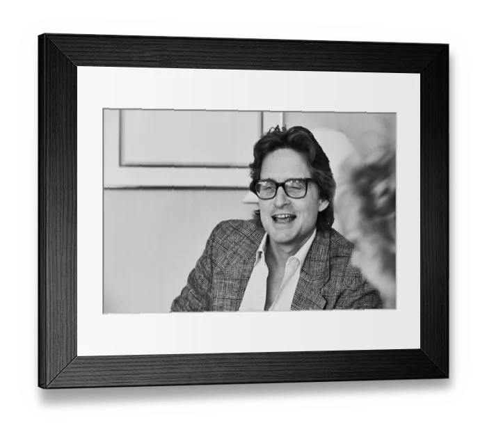Framed Print : Wall Street Press Junket, 1987 Framed Print : Wall Street Press Junket, 1987