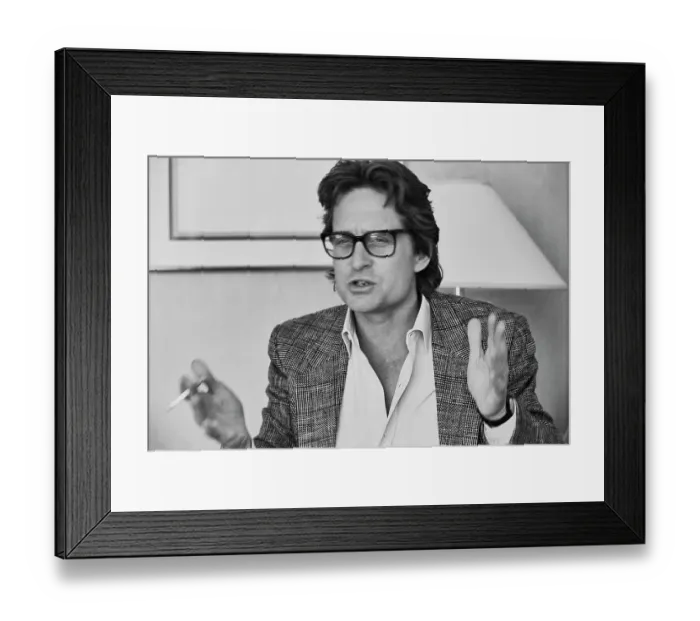 Framed Print : Wall Street Press Junket, 1987 Framed Print : Wall Street Press Junket, 1987