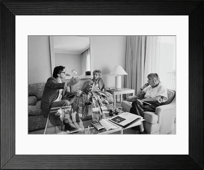 Framed Print : Wall Street Press Junket, 1987 Framed Print : Wall Street Press Junket, 1987