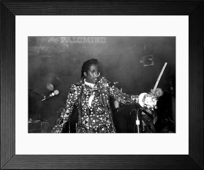 Framed Print : Photo of Screamin Jay Hakwins Framed Print : Photo of Screamin Jay Hakwins