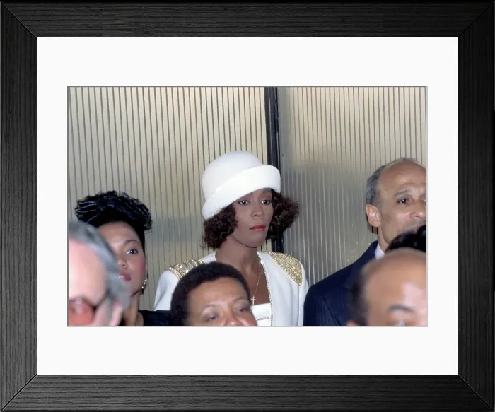 Framed Print : Whitney Houston At An Event Framed Print : Whitney Houston At An Event
