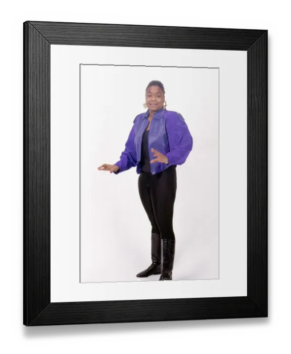 Framed Print : Roxanne Shante Photo Session Framed Print : Roxanne Shante Photo Session