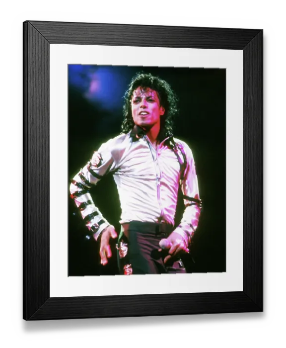 Framed Print : Michael Jackson Bad World Tour Framed Print : Michael Jackson Bad World Tour