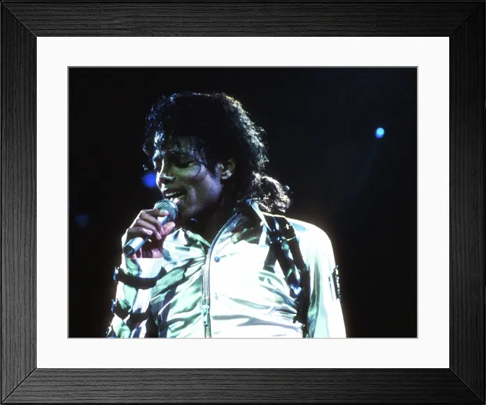 Framed Print : Michael Jackson Bad World Tour