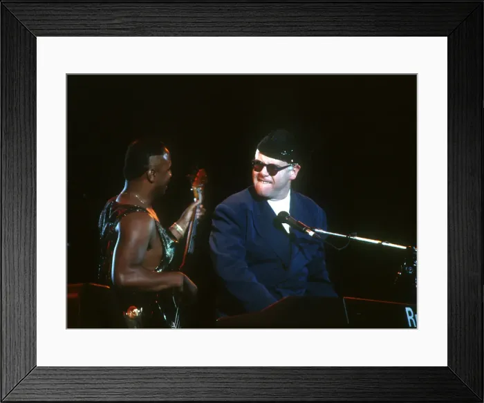 Framed Print : Elton At The Hollywood Bowl Framed Print : Elton At The Hollywood Bowl