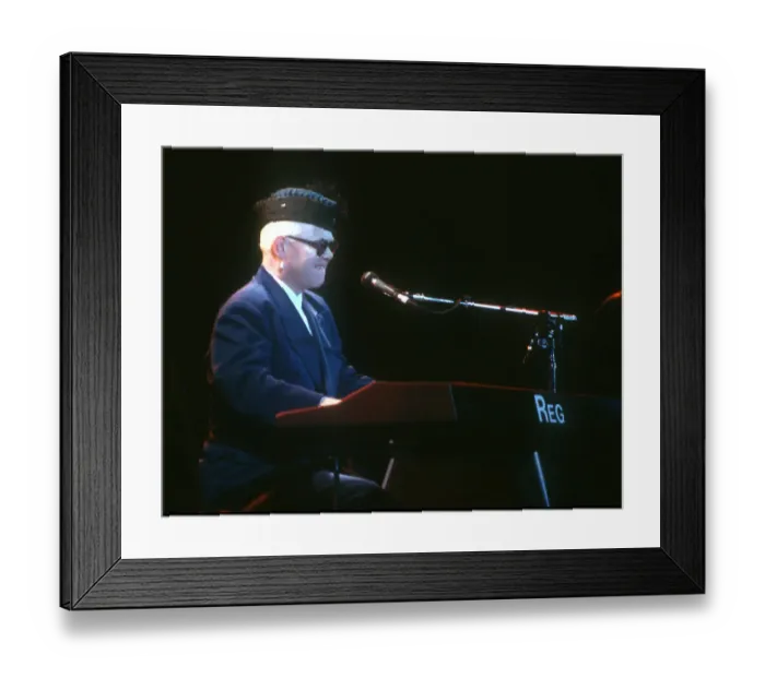 Framed Print : Elton At The Hollywood Bowl Framed Print : Elton At The Hollywood Bowl