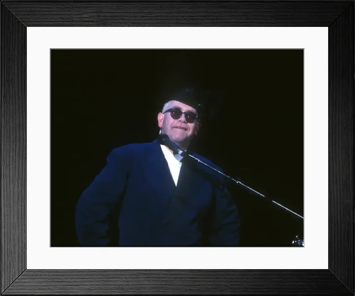 Framed Print : Elton At The Hollywood Bowl Framed Print : Elton At The Hollywood Bowl
