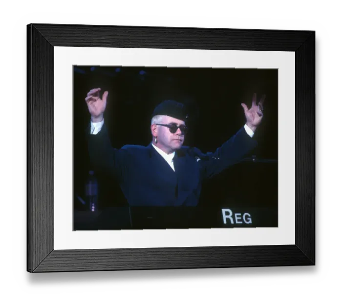 Framed Print : Elton At The Hollywood Bowl Framed Print : Elton At The Hollywood Bowl