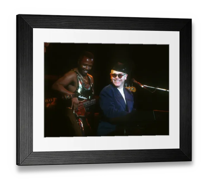 Framed Print : Elton At The Hollywood Bowl Framed Print : Elton At The Hollywood Bowl
