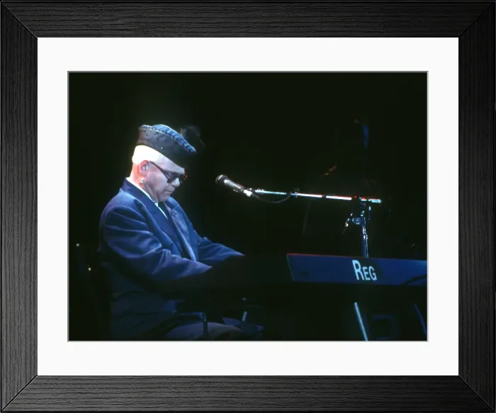 Framed Print : Elton At The Hollywood Bowl Framed Print : Elton At The Hollywood Bowl