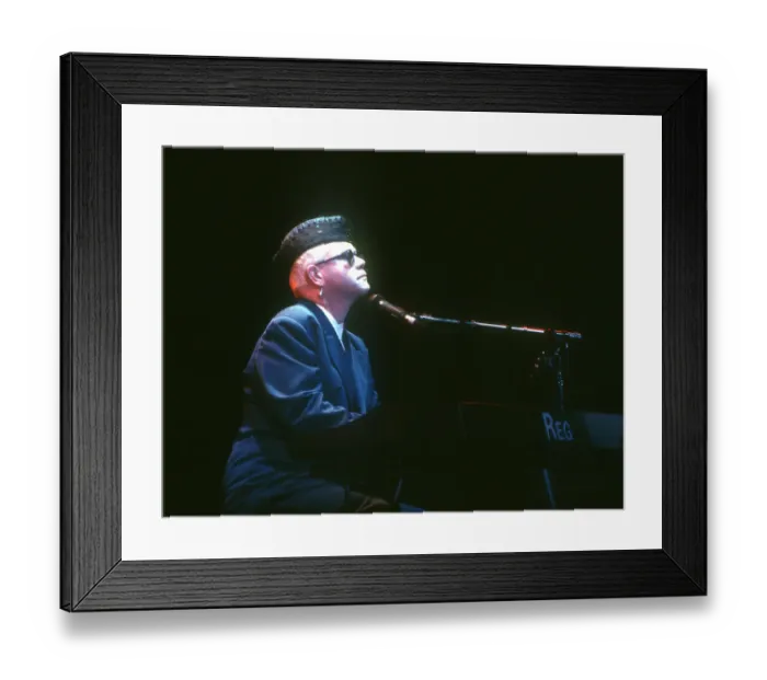 Framed Print : Elton At The Hollywood Bowl Framed Print : Elton At The Hollywood Bowl