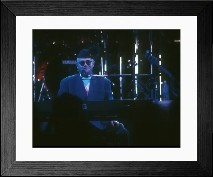 Framed Print : Elton At The Hollywood Bowl Framed Print : Elton At The Hollywood Bowl