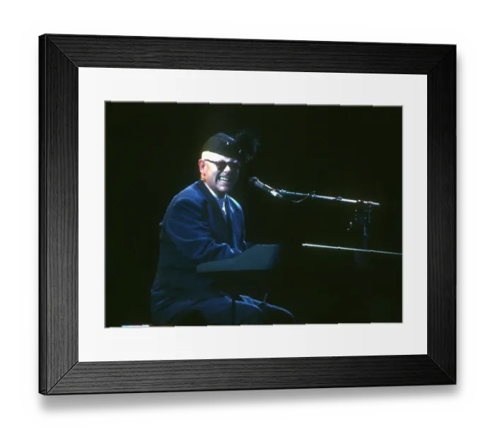 Framed Print : Elton At The Hollywood Bowl Framed Print : Elton At The Hollywood Bowl