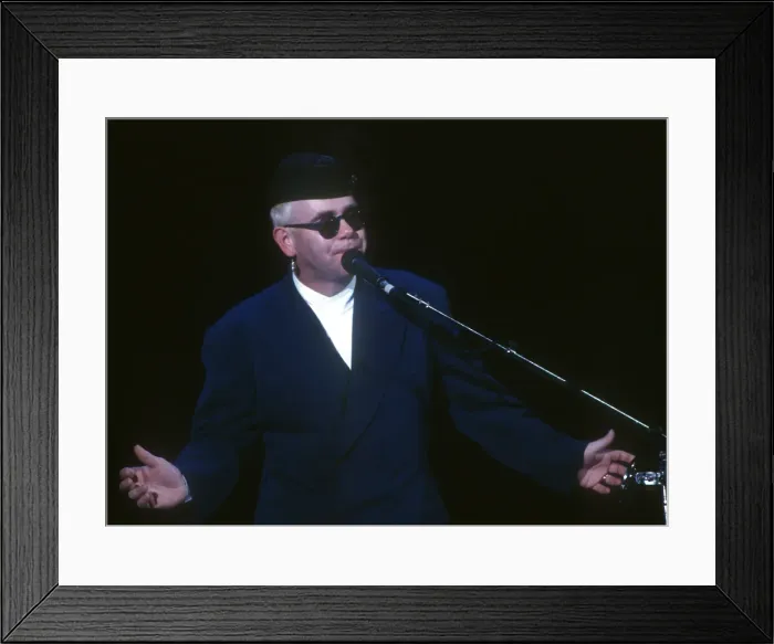 Framed Print : Elton At The Hollywood Bowl Framed Print : Elton At The Hollywood Bowl