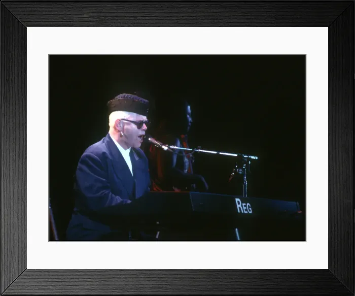 Framed Print : Elton At The Hollywood Bowl Framed Print : Elton At The Hollywood Bowl