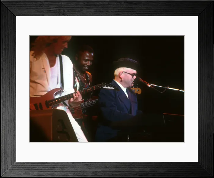 Framed Print : Elton At The Hollywood Bowl Framed Print : Elton At The Hollywood Bowl