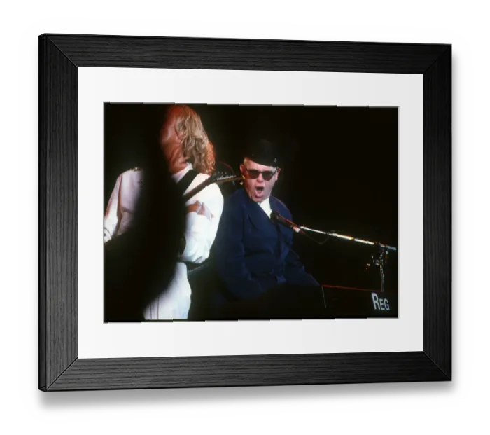 Framed Print : Elton At The Hollywood Bowl Framed Print : Elton At The Hollywood Bowl
