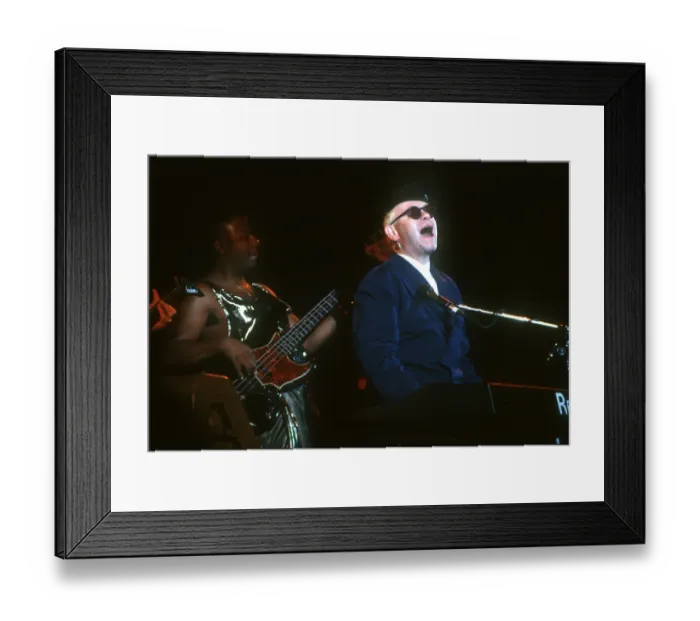 Framed Print : Elton At The Hollywood Bowl Framed Print : Elton At The Hollywood Bowl
