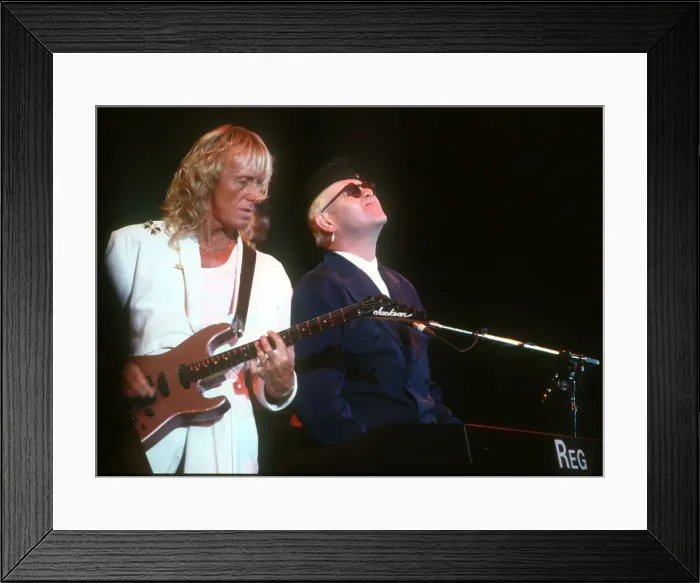 Framed Print : Elton At The Hollywood Bowl Framed Print : Elton At The Hollywood Bowl