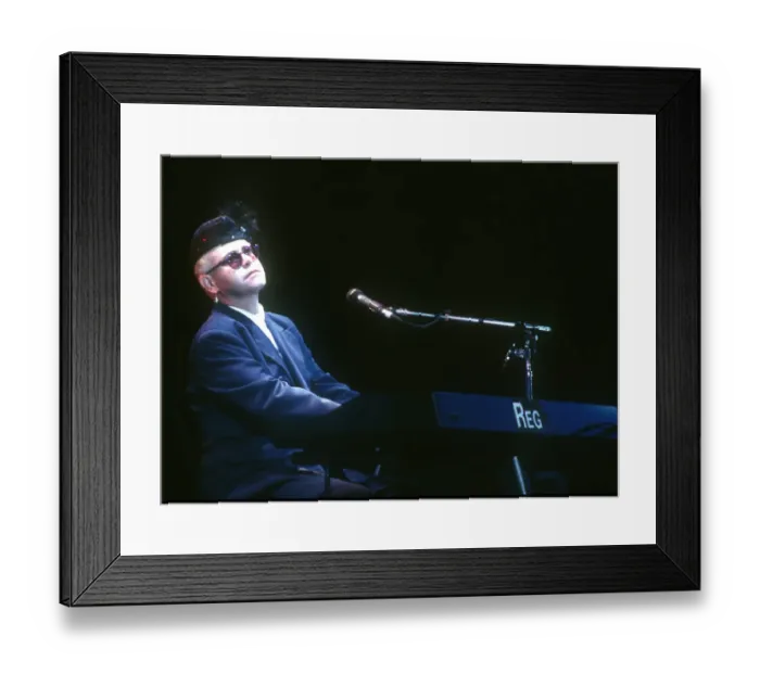 Framed Print : Elton At The Hollywood Bowl Framed Print : Elton At The Hollywood Bowl