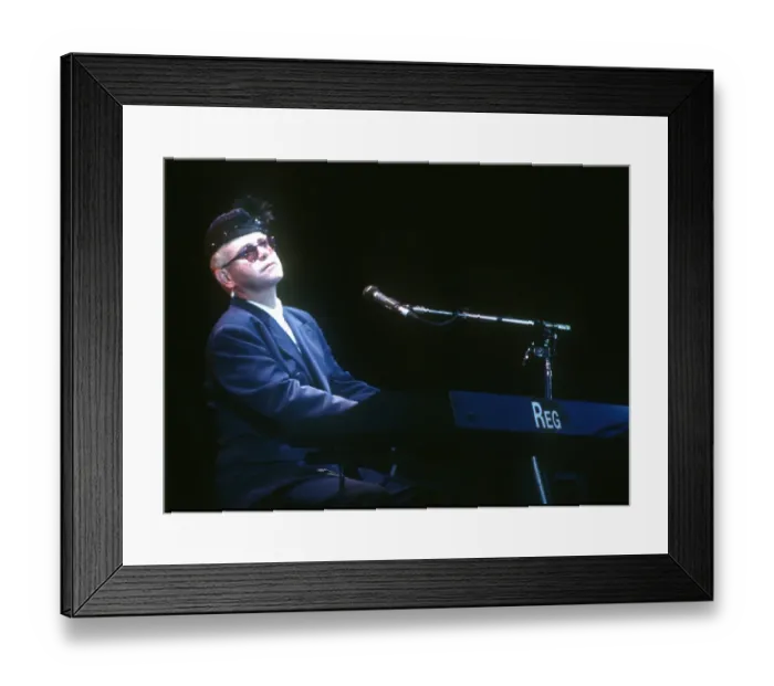 Framed Print : Elton At The Hollywood Bowl Framed Print : Elton At The Hollywood Bowl