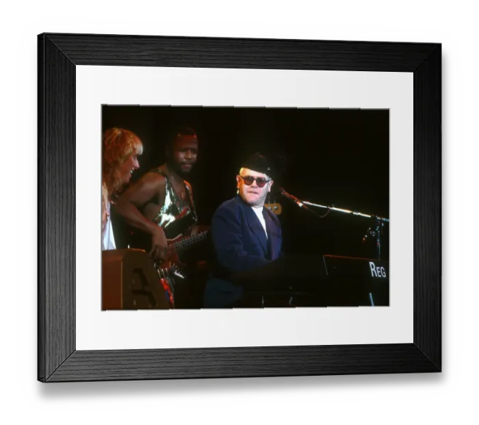 Framed Print : Elton At The Hollywood Bowl Framed Print : Elton At The Hollywood Bowl