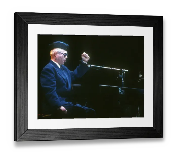 Framed Print : Elton At The Hollywood Bowl Framed Print : Elton At The Hollywood Bowl