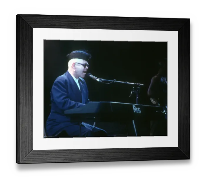 Framed Print : Elton At The Hollywood Bowl Framed Print : Elton At The Hollywood Bowl