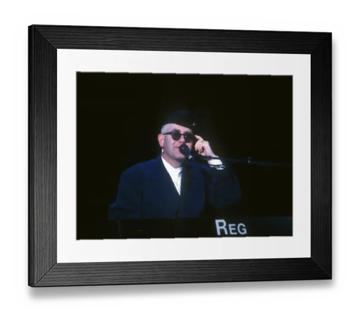 Framed Print : Elton At The Hollywood Bowl Framed Print : Elton At The Hollywood Bowl