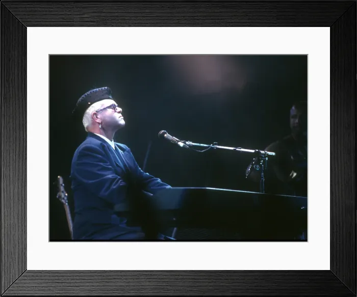 Framed Print : Elton At The Hollywood Bowl Framed Print : Elton At The Hollywood Bowl
