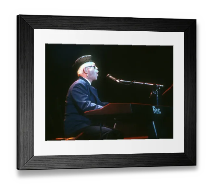 Framed Print : Elton At The Hollywood Bowl Framed Print : Elton At The Hollywood Bowl