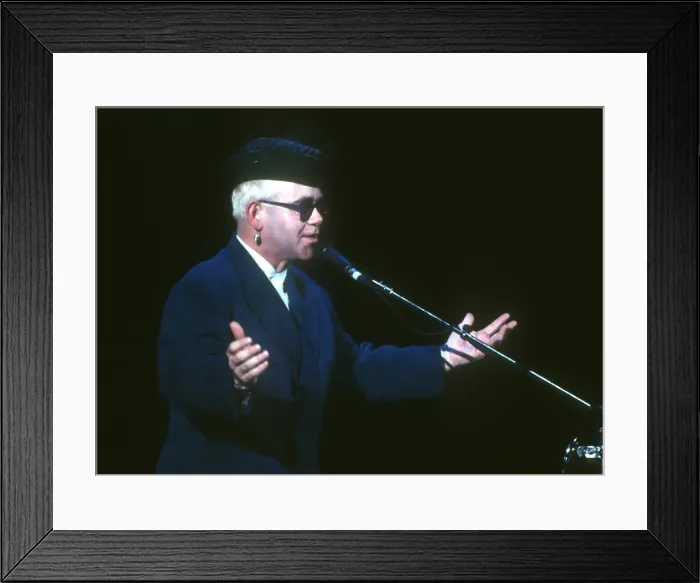Framed Print : Elton At The Hollywood Bowl Framed Print : Elton At The Hollywood Bowl