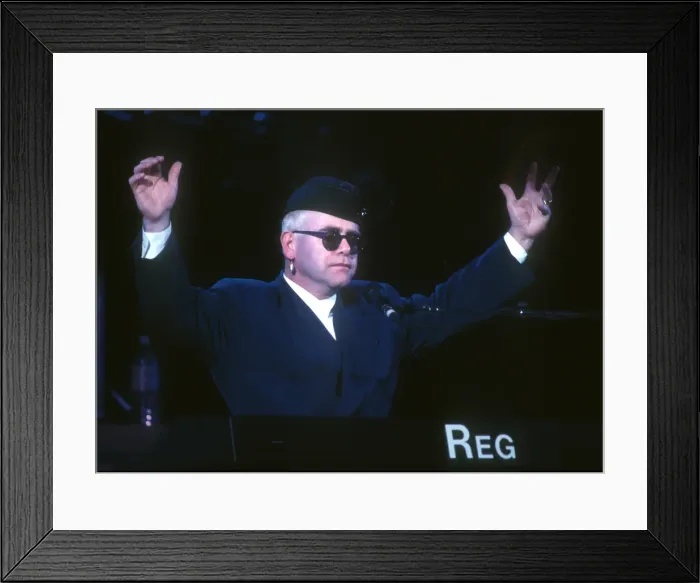Framed Print : Elton At The Hollywood Bowl Framed Print : Elton At The Hollywood Bowl