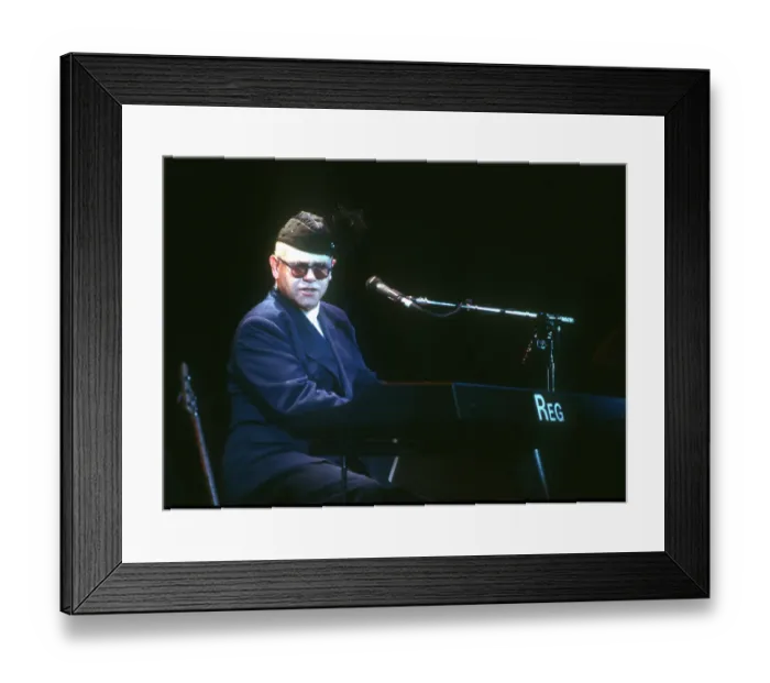 Framed Print : Elton At The Hollywood Bowl Framed Print : Elton At The Hollywood Bowl