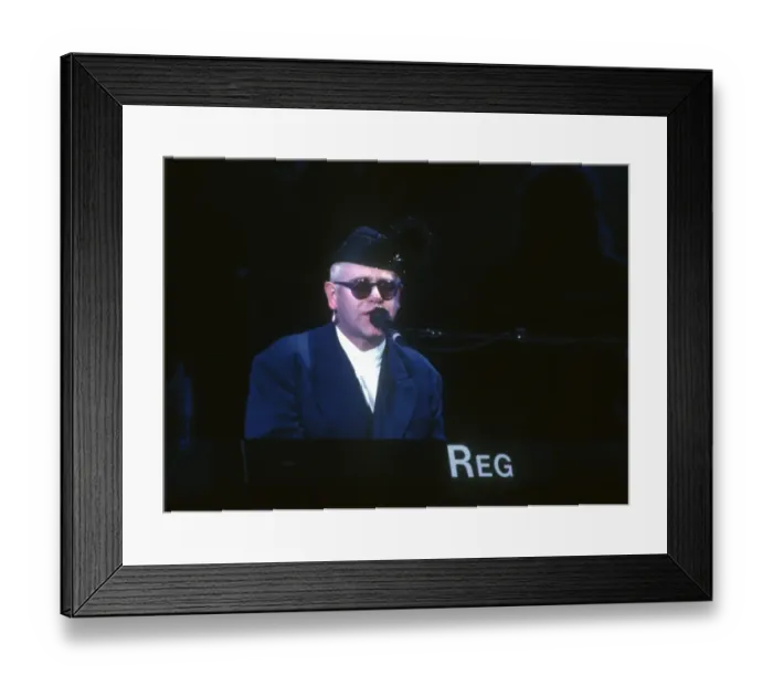Framed Print : Elton At The Hollywood Bowl Framed Print : Elton At The Hollywood Bowl