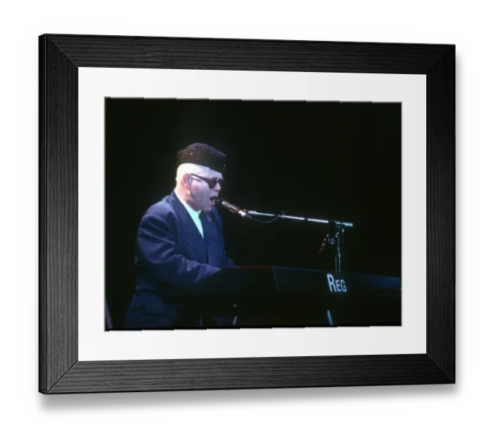 Framed Print : Elton At The Hollywood Bowl Framed Print : Elton At The Hollywood Bowl