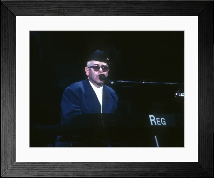 Framed Print : Elton At The Hollywood Bowl Framed Print : Elton At The Hollywood Bowl