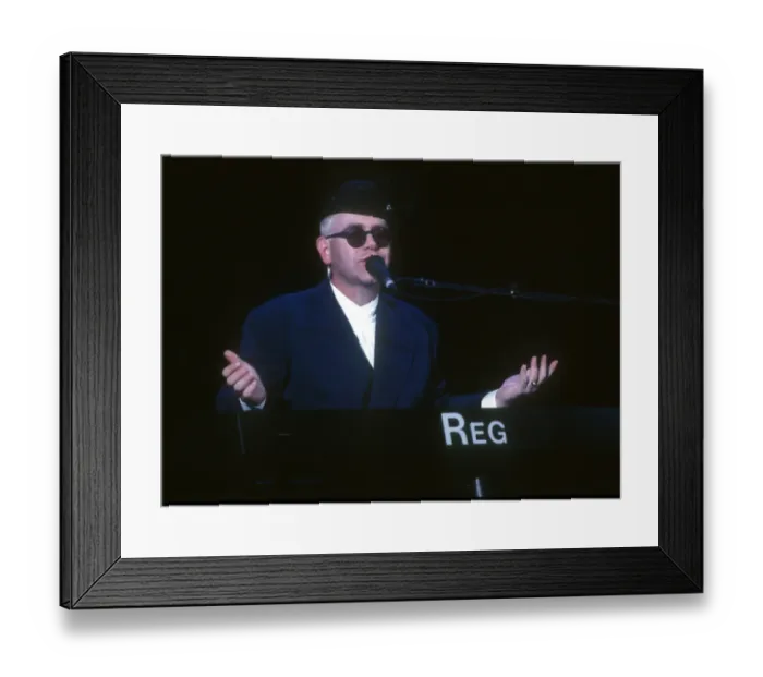 Framed Print : Elton At The Hollywood Bowl Framed Print : Elton At The Hollywood Bowl
