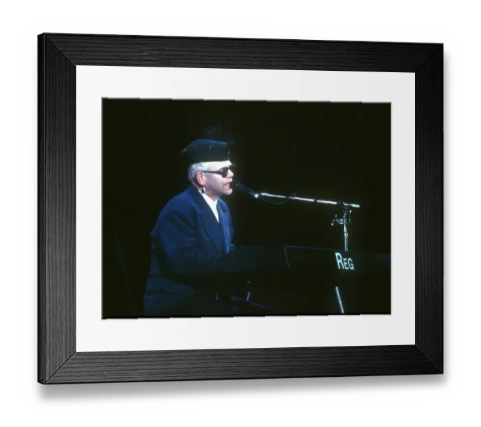 Framed Print : Elton At The Hollywood Bowl Framed Print : Elton At The Hollywood Bowl