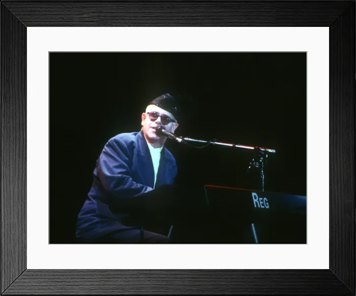 Framed Print : Elton At The Hollywood Bowl Framed Print : Elton At The Hollywood Bowl