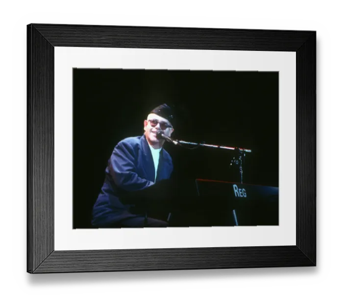 Framed Print : Elton At The Hollywood Bowl Framed Print : Elton At The Hollywood Bowl