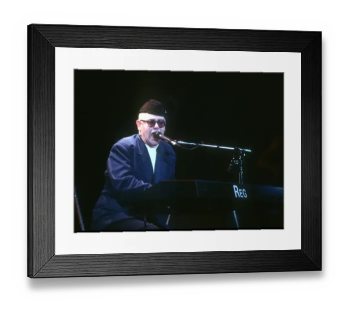 Framed Print : Elton At The Hollywood Bowl Framed Print : Elton At The Hollywood Bowl