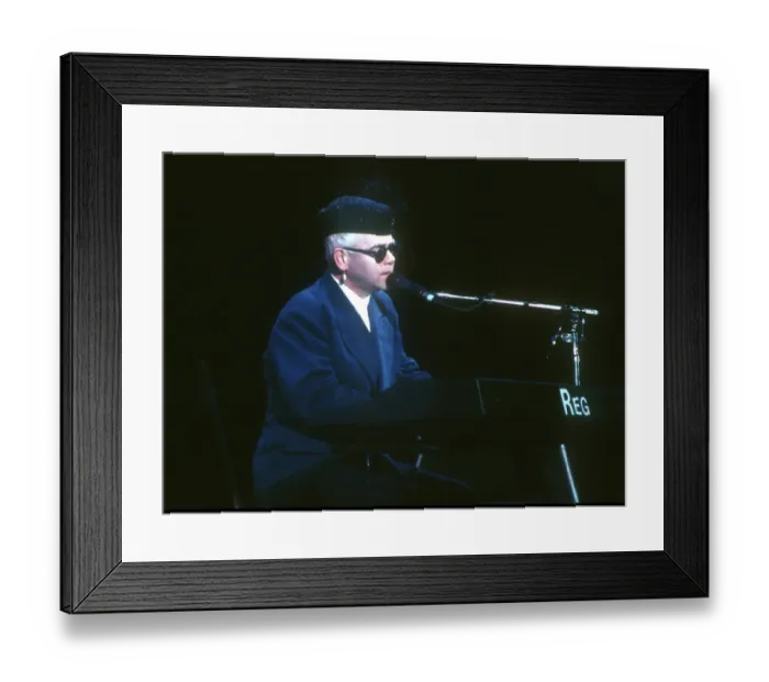 Framed Print : Elton At The Hollywood Bowl Framed Print : Elton At The Hollywood Bowl