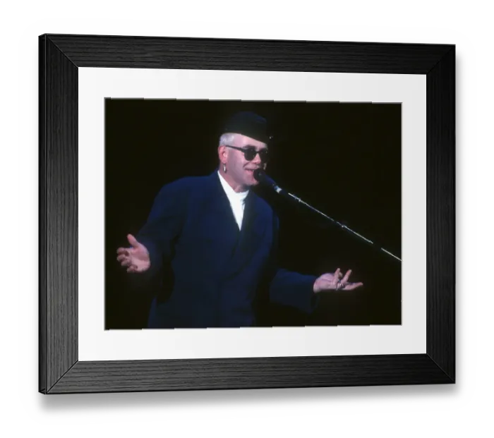 Framed Print : Elton At The Hollywood Bowl Framed Print : Elton At The Hollywood Bowl