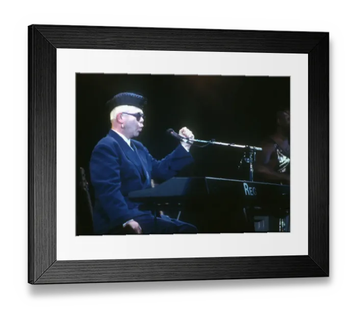 Framed Print : Elton At The Hollywood Bowl Framed Print : Elton At The Hollywood Bowl